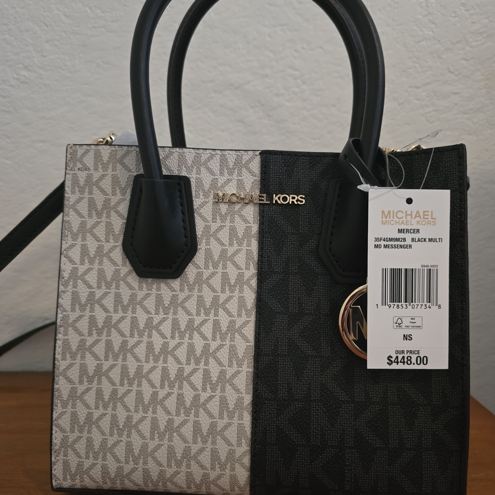 Michael Kors Mercer Two-toned Medium
